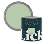 Lick Supreme Green 13 Flat matt Multi-surface Emulsion paint, 2.5L