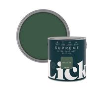 Lick Supreme Green 20 Flat Matt Multi-Surface Emulsion Paint, 2.5L