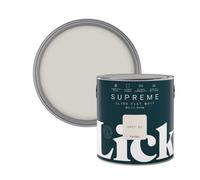 Lick Supreme Grey 02 Flat Matt Multi-Surface Emulsion Paint, 2.5L