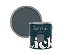 Lick Supreme Grey 08 Flat Matt Multi-Surface Emulsion Paint, 2.5L