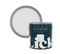 Lick Supreme Grey 14 Flat Matt Multi-Surface Emulsion Paint, 2.5L