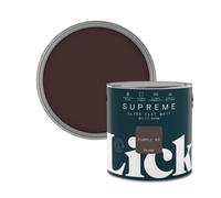 Lick Supreme Purple 03 Flat Matt Multi-Surface Emulsion Paint, 2.5L