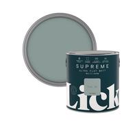 Lick Supreme Teal 01 Flat Matt Multi-Surface Emulsion Paint, 2.5L