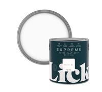 Lick Supreme White 01 Flat Matt Multi-Surface Emulsion Paint, 2.5L