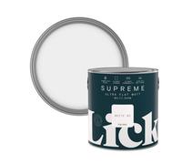 Lick Supreme White 02 Flat Matt Multi-Surface Emulsion Paint, 2.5L