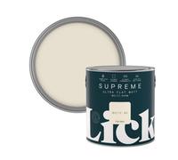 Lick Supreme White 05 Flat Matt Multi-Surface Emulsion Paint, 2.5L