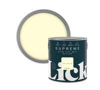 Lick Supreme Yellow 05 Flat Matt Multi-Surface Emulsion Paint, 2.5L