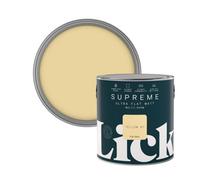 Lick Supreme Yellow 07 Flat Matt Multi-Surface Emulsion Paint, 2.5L