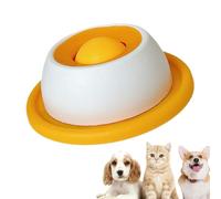 Lick Toys - 4.92x4.92x1.77 in Interactive Dog Slow Feeder, Enrichment Food Dispenser for Puppies, Cats, Pets | Training Chew Toy, Relief Licking Mat, Crate Accessory for Indoor Outdoor