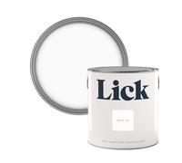 Lick White 01 Eggshell Emulsion Paint, 2.5L