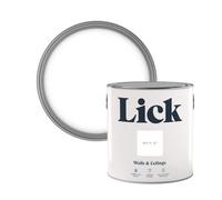 Lick White 07 Matt Emulsion Paint, 2.5L