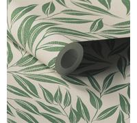 Lick White & Green Botanical 03 Textured Wallpaper