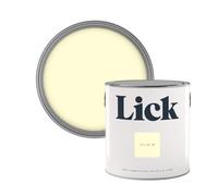 Lick Yellow 05 Eggshell Emulsion Paint, 2.5L