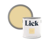 Lick Yellow 07 Eggshell Emulsion Paint, 2.5L