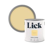 Lick Yellow 08 Matt Emulsion Paint, 2.5L