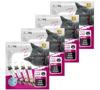 Lickable Cat Treats - Variety Multipack 100 x 12g Sachets - Cat Treats - Cat Yoghurt - Cat Licks - Chicken, Tuna, Salmon, Shrimp - I Love My