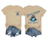 Lickalopus is My Spirit Animal T-Shirt, Lickalotapus Shirt, Funny Animal Shirt, Spirit Duck Tshirt Khaki