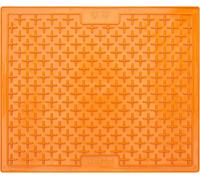 LickiMat X Large Buddy, Dog Feeding Mat for Boredom and Anxiety Relief, Ideal for Food, Treats, Yoghurt or Peanut Butter, Fun Alternative to a Slow Feeder Dog Bowl, Perfect for Large Breeds, Orange