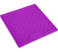 Lickimat Buddy - Purple. Slow Feeder Mat, Reduce Dog's Boredom/Anxiety. 20cm (8"