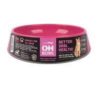 LickiMat Cat Feeding Bowl OH Bowl Pink, Anti-Snack Bowl