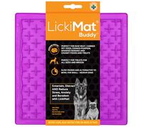 LickiMat Classic Buddy, Dog Feeding Mat for Boredom and Anxiety Relief, Ideal for Food, Treats, Yoghurt or Peanut Butter, Lick Mats, Fun Alternative to a Slow Feeder Bowl, Purple