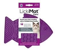 LickiMat Classic Felix Feeder for Cats - Colour : Purple