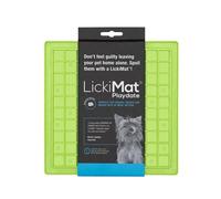 LickiMat Classic Playdate Treat Mat for Dogs Green - 20cm x 20cm