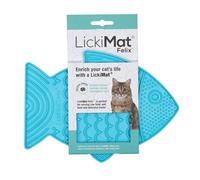 Lickimat Cat Felix Turquoise Feeding Mat