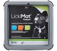 LickiMat Keeper Grey Dog Bowl and Mat - 25cm