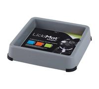 LickiMat Indoor Keeper Dog Lick Mat Bowl 3 Colours - Grey