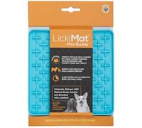LickiMat Mini Classic Buddy Dog Food Mat, Dog Slow Feeder for Boredom & Anxiety Relief for Dogs, Perfect for Food, Treats, Yoghurt & Peanut Butter, Fun Alternative to a Slow Feeding Bowl, Turquoise