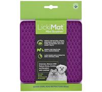 LickiMat Mini Classic Soother Dog Food Mat, Dog Slow Feeder for Boredom & Anxiety Relief for Dogs, Perfect for Food, Treats, Yoghurt & Peanut Butter, Fun Alternative to a Slow Feeding Bowl, Purple