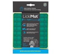 Lickimat Mini Playdate Tuff Green, Dogs Anti-Gobbling Mat, New