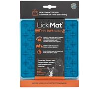 LickiMat Mini Tuff Buddy Dog Food Mat, Dog Slow Feeder LickiMat, Boredom Anxiety Relief for Dogs, Perfect for Food, Treats, Yoghurt or Peanut Butter, Fun Alternative to a Dog Bowl, Turquoise