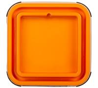 LICKIMAT Outdoor Keeper Non Slip Lick Mat Holder for Dogs & Cats - Prevents Spills & Mess - Compatible with our Classic and Tuff slow feeder mats - Can Fits Up to (20x20cm) Lick Mats - Orange