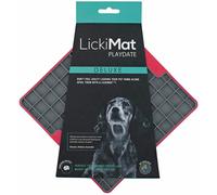 LickiMat Playdate Tuff Treat Mat Red - 20cm x 20cm