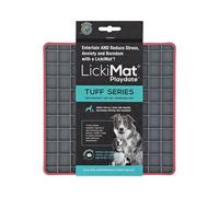 LickiMat Playdate Tuff Treat Mat Red - 20cm x 20cm