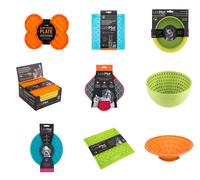 Lickimat Range Boredom Breaker Slow Feeder Lick Mat Dog Entertainment Treat Bowl