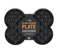 LickiMat SloDog Black Anti-Slip Bowl 35X26Cm For Dogs, Microwave Safe