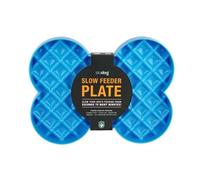 SloDog Slow Feeder Dog Plate Turquoise - Single