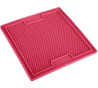 Lickimat Soother - Pink. Slow Feeder Mat, Reduce Dog's Boredom/Anxiety. 20cm (8"