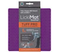 LickiMat Tuff Soother Pro, Dog Feeding Mat for Boredom and Anxiety Relief, Ideal for Food, Treats, Yoghurt or Peanut Butter, Lick Mats, Fun Alternative to a Slow Feeder Bowl, Purple