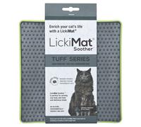 LickiMat Soother Tuff Cat Feeding Mat Green 20x20 cm For Cats