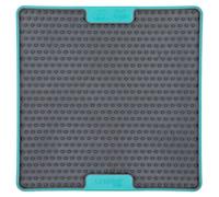 Lickimat Soother Tuff Cat Turquoise, Anti-Choking Mat for Cats