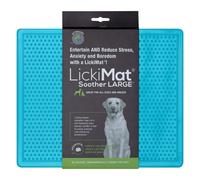 Lickimat Soother XL Interactive Dog Treat Feeding Mat Turquoise