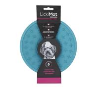 LickiMat Splash Dog Slow Feeder Lick Bowl, Stress-Free Bathing & Grooming, Suction Cup Sticks to Smooth Surfaces, Perfect for Treats & Food During Bath Time, Alternative to Feeding Mat - Orange