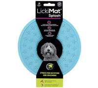 LickiMat Splash, Dog Slow Feeder Bowl for Reduction of Boredom & Anxiety, Stress-Free Bathing and Grooming, Sticks to Smooth Surface Perfect for Food, Treats, Yogurt, or Peanut Butter,Turquoise