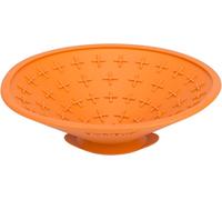 Lickimat Splash - Orange. Slow Feeder, Wall Lick Mat, Reduce Dog's Boredom. 20cm