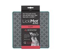 LickiMat Tuff Buddy Boredom Buster for Dogs Turquoise - 20cm x 20 cm