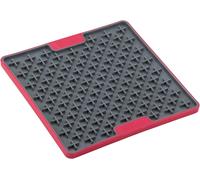 Lickimat Tuff Buddy - Red. Slow Feeder Mat, Reduce Dog Boredom/Anxiety. 20cm (8"